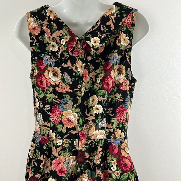 Lindy Bop Floral A-Line 50s-Style Dress - Picture 7 of 8